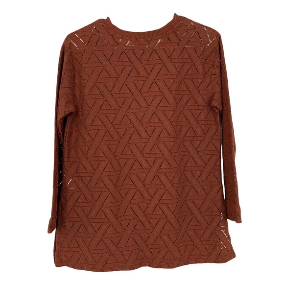 Banana Republic Geo Lace Pullover Sweatshirt Top - Picture 7 of 9